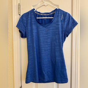 Reebok Women's Blue V-Neck Top